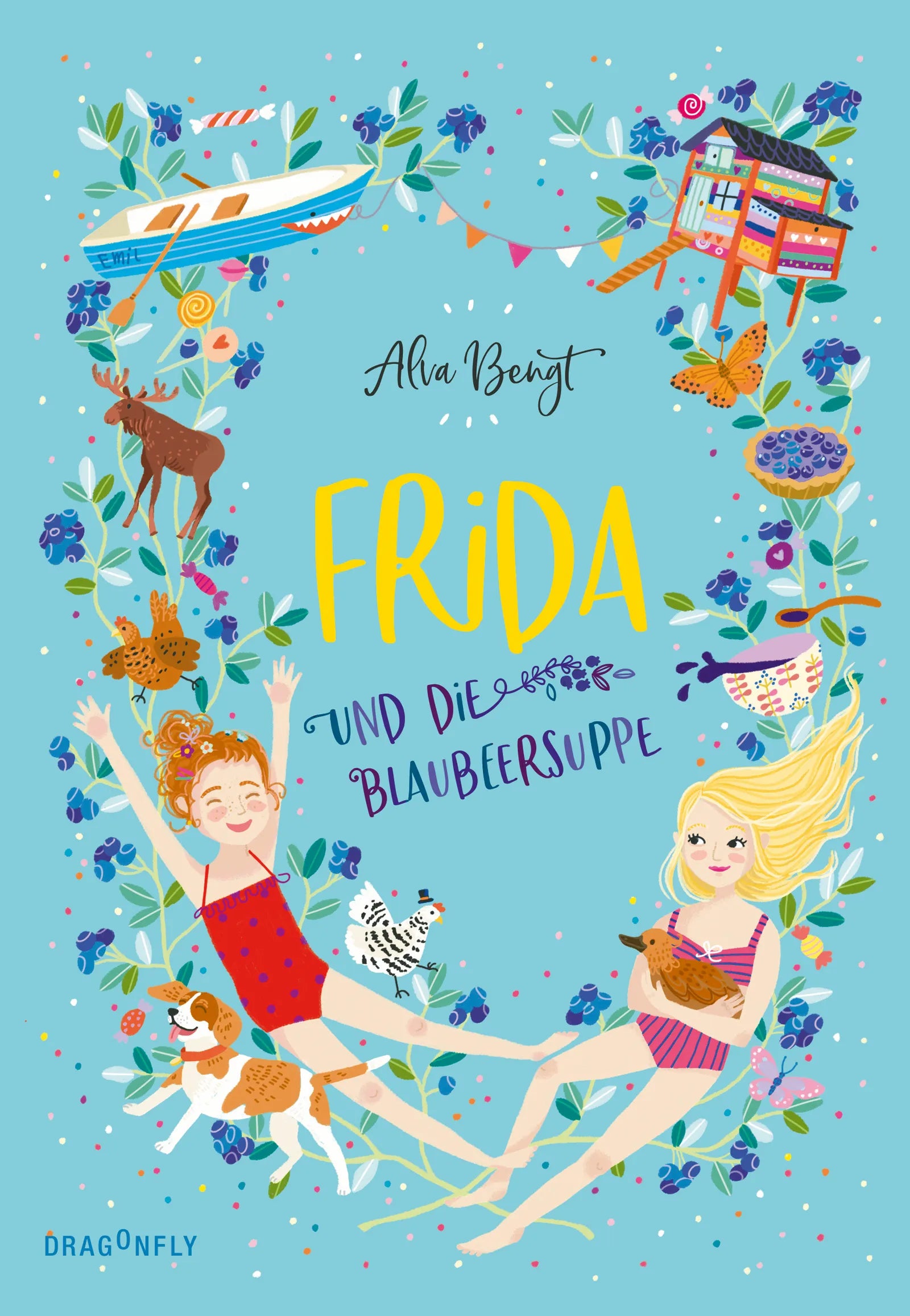 Buchcover von 'Frida und die Blaubeersuppe' - Gebundene Ausgabe von Alva Bengt