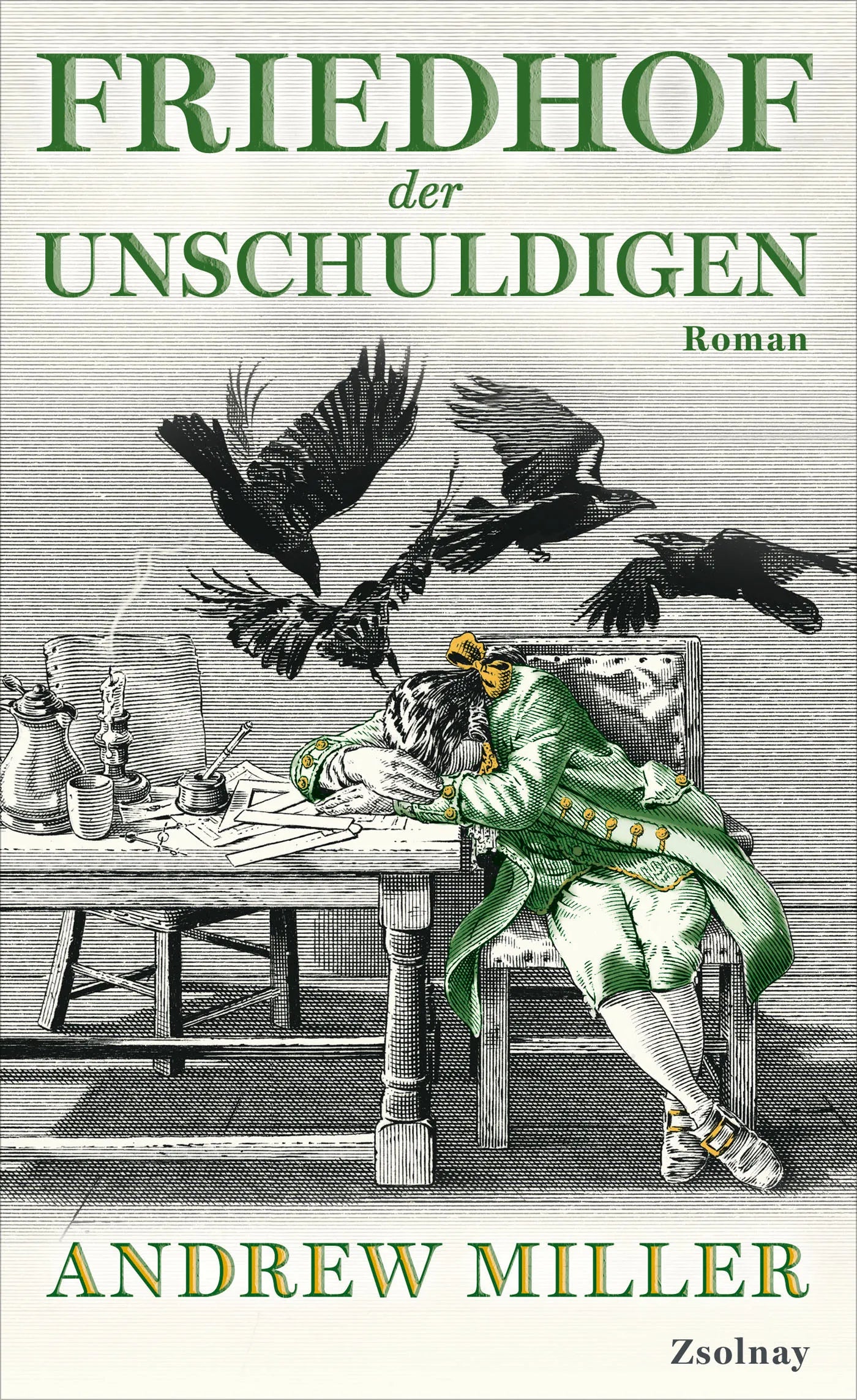 Buchcover von 'Friedhof der Unschuldigen' - Gebundene Ausgabe von Andrew Miller
