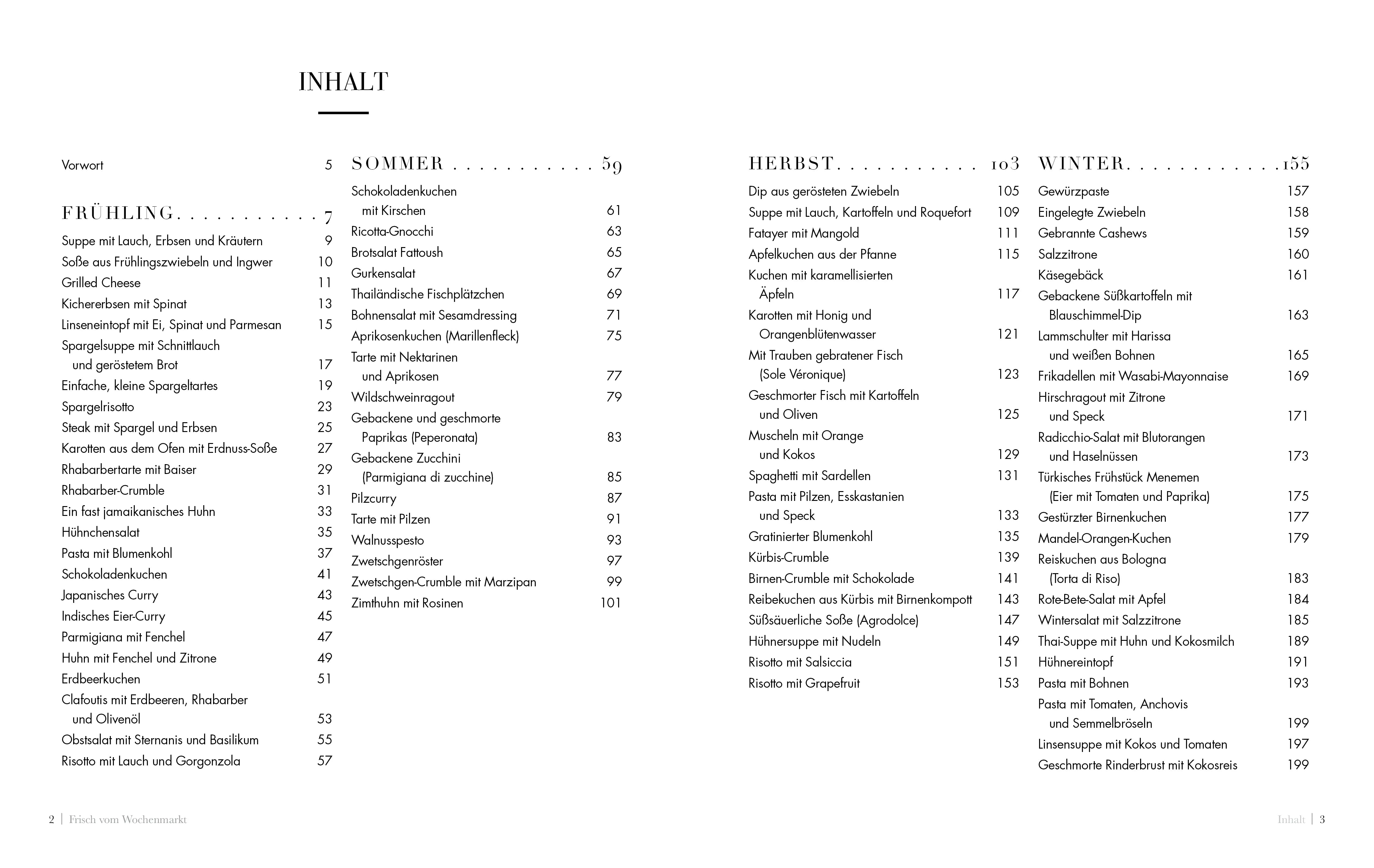 Innenansicht von 'Frisch vom Wochenmarkt' - Gebundene Ausgabe