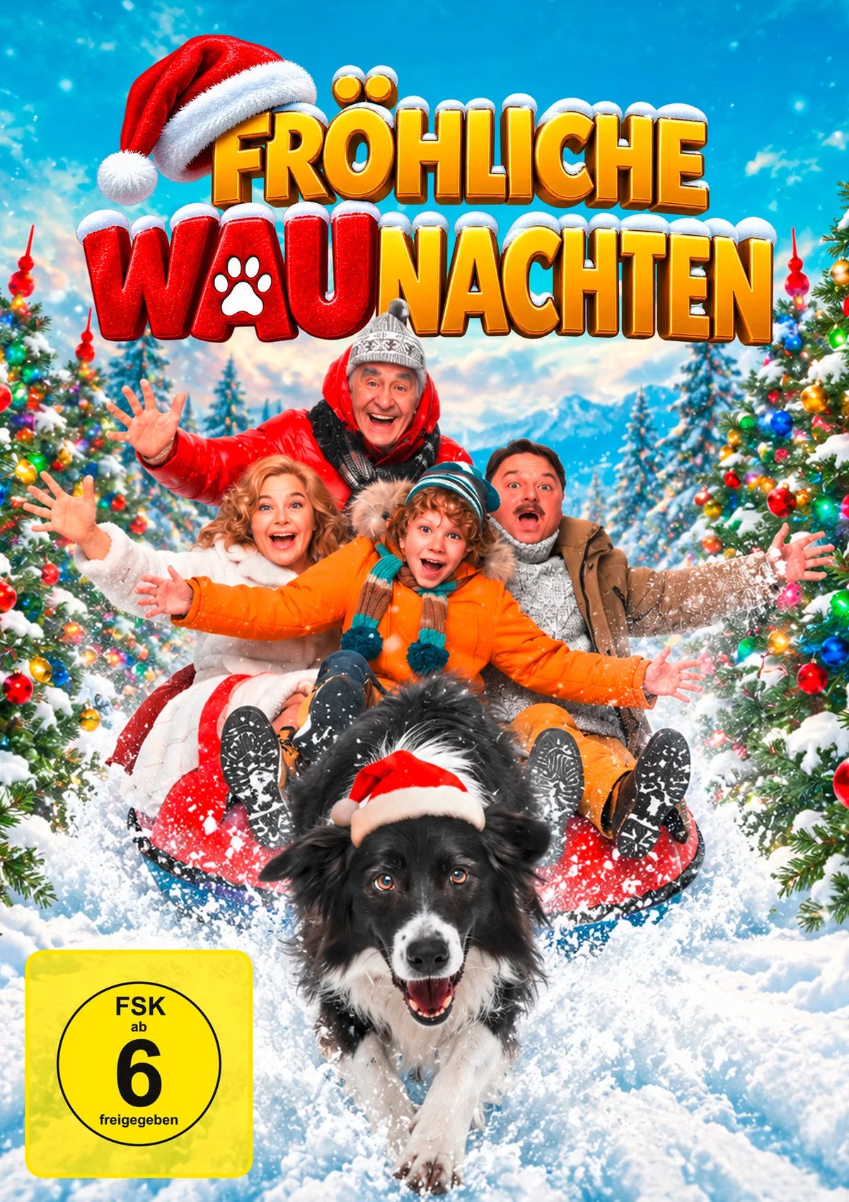 DVD-Cover: Fröhliche Waunachten. Regie: Aleksandr Babaev