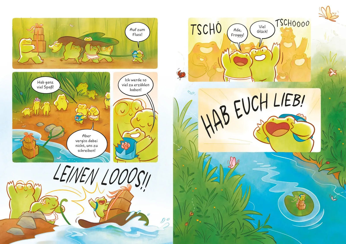 Detailansicht: Froggy 1: Ein Teich voller Freunde! (Hardcover)