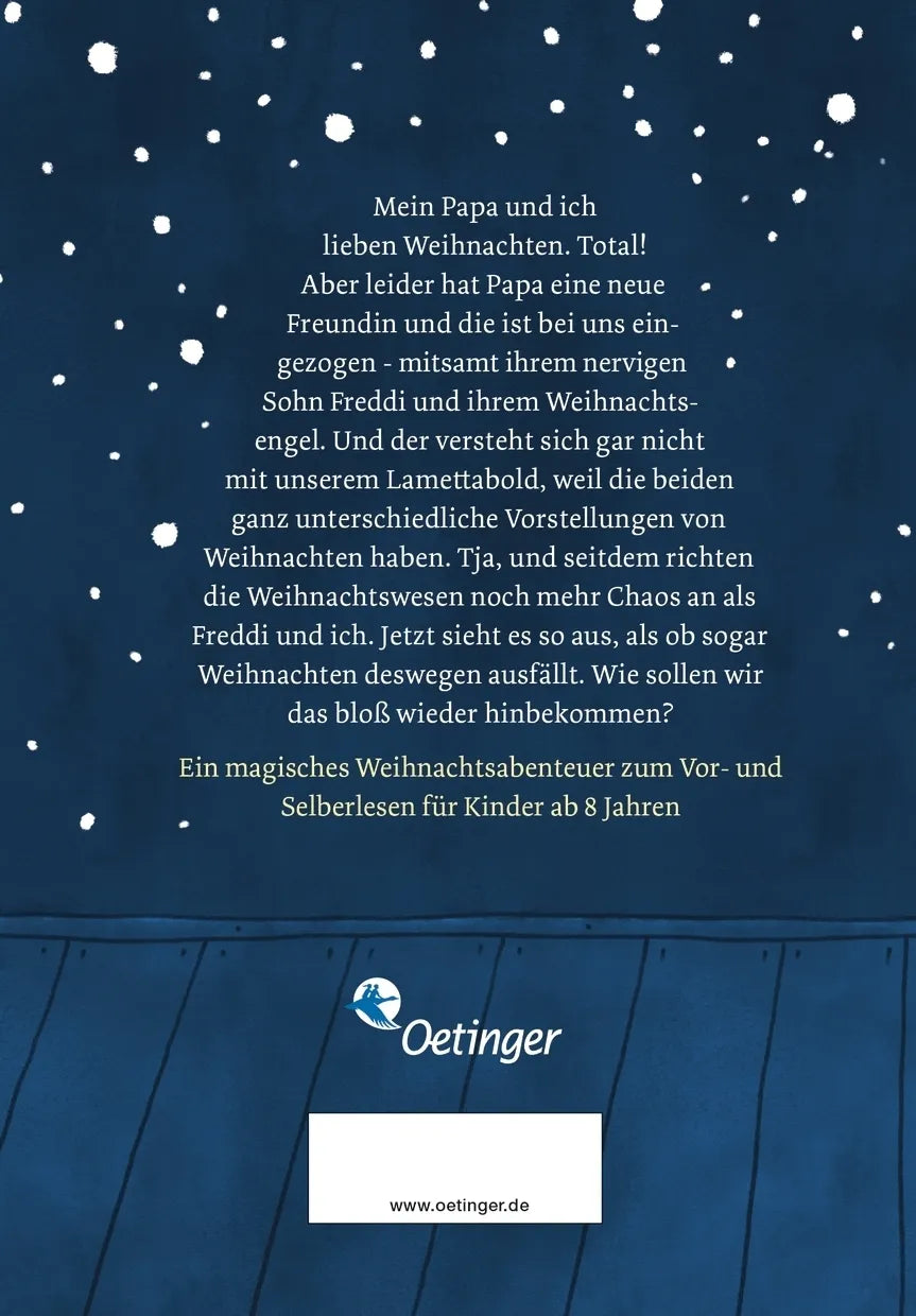 Buchrückseite von 'Frohbold und Schneesine' mit Klappentext - Gebundene Ausgabe
