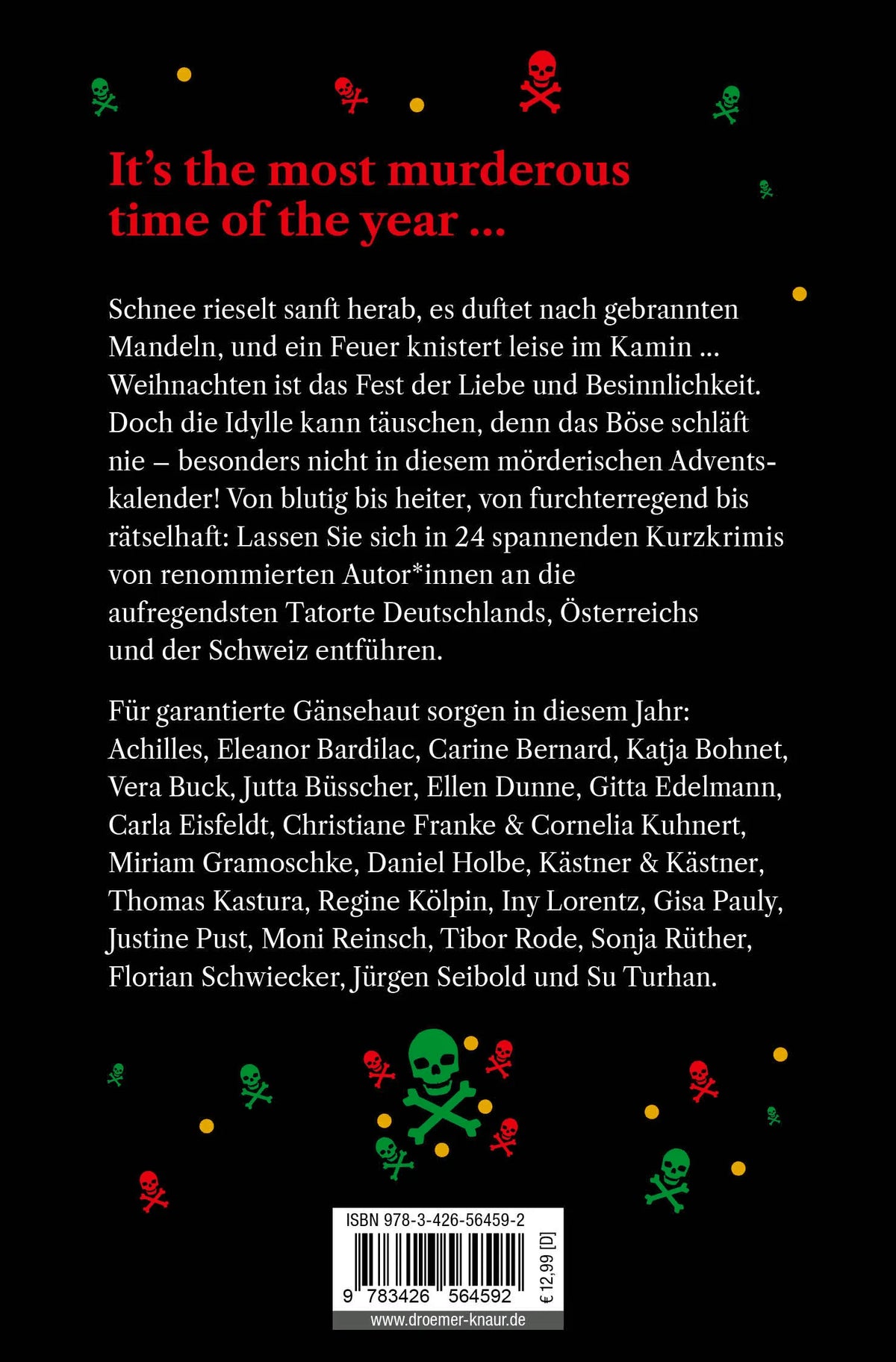 Rückseite: Frost, Forensik, Früchtebrot (Taschenbuch)