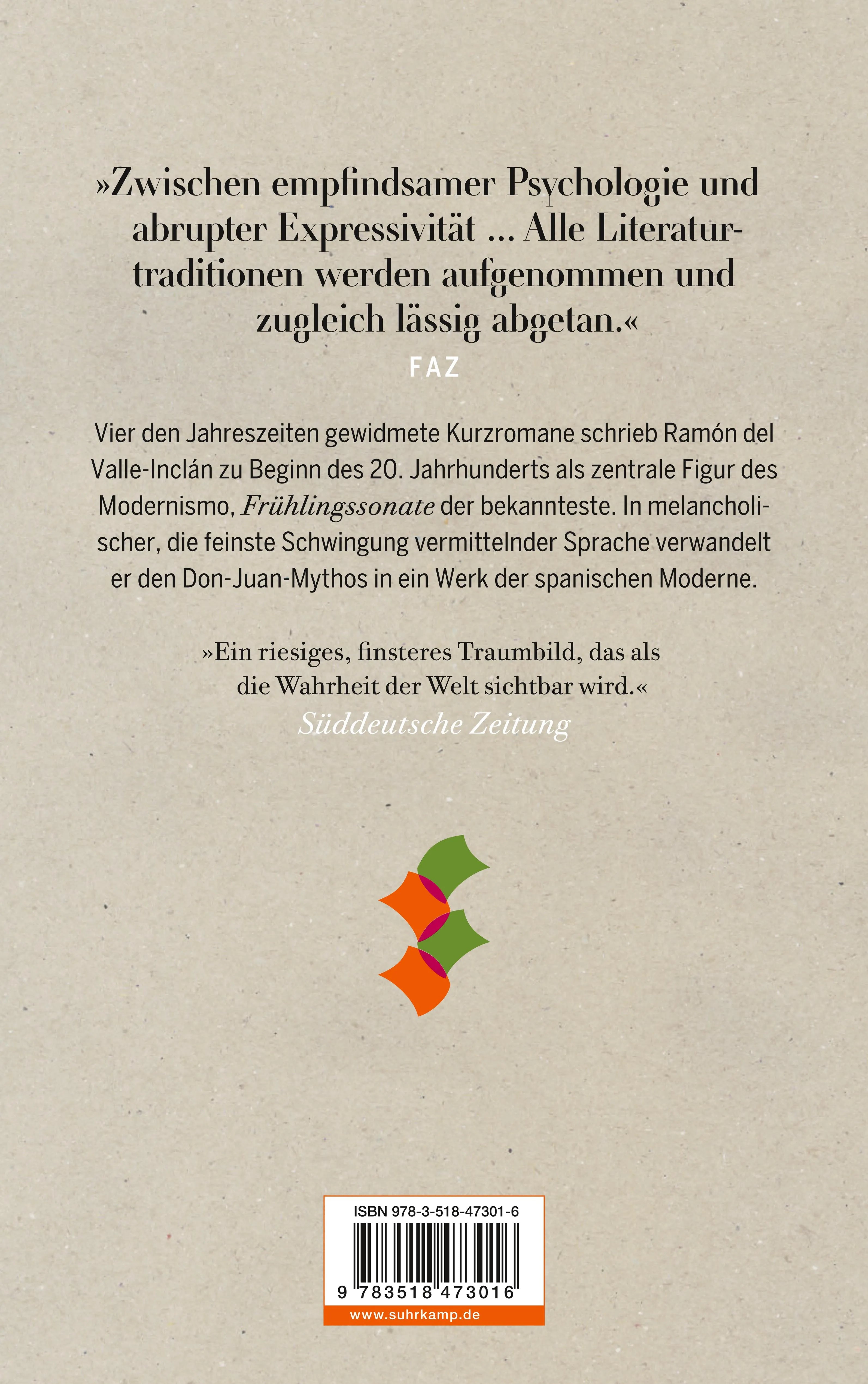 Rückseite: Frühlingssonate (Taschenbuch)