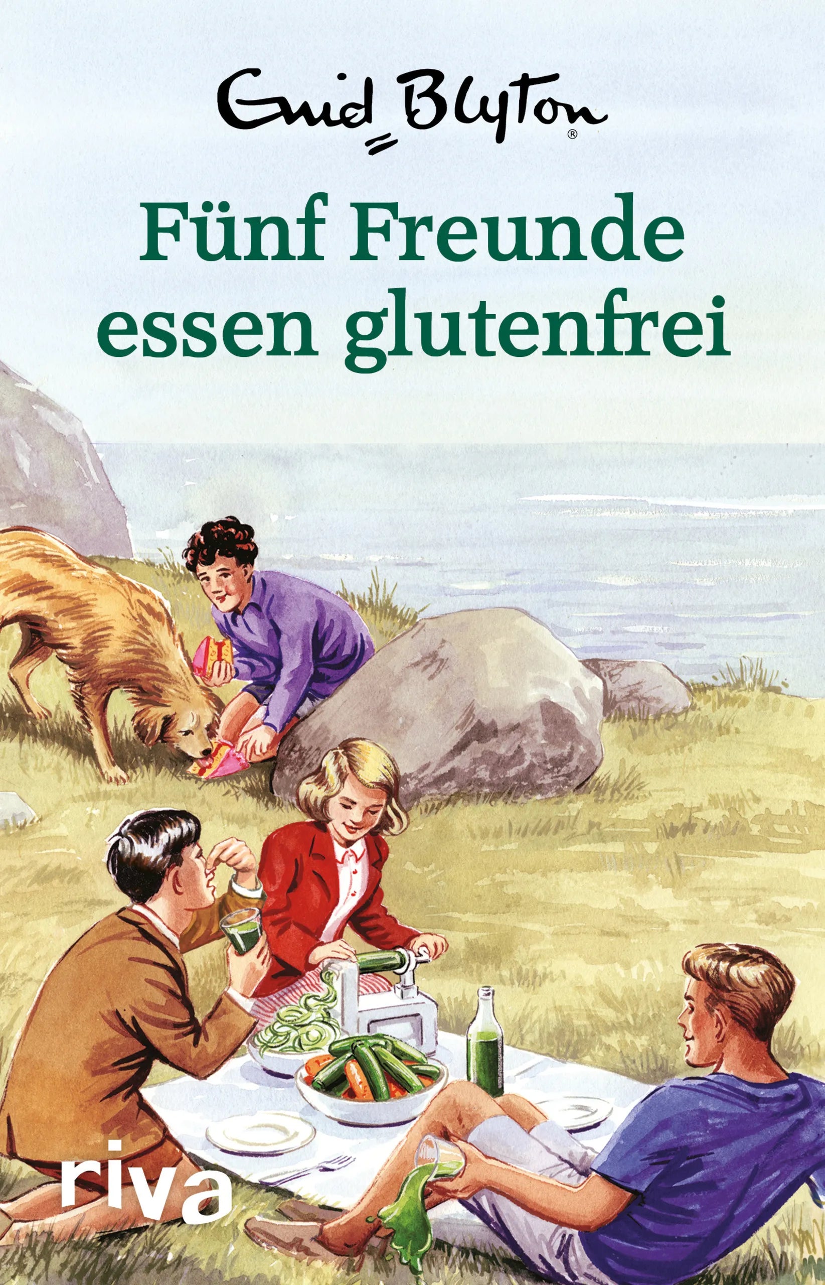 Buchcover von 'Fünf Freunde essen glutenfrei' - Gebundene Ausgabe von Bruno Vincent