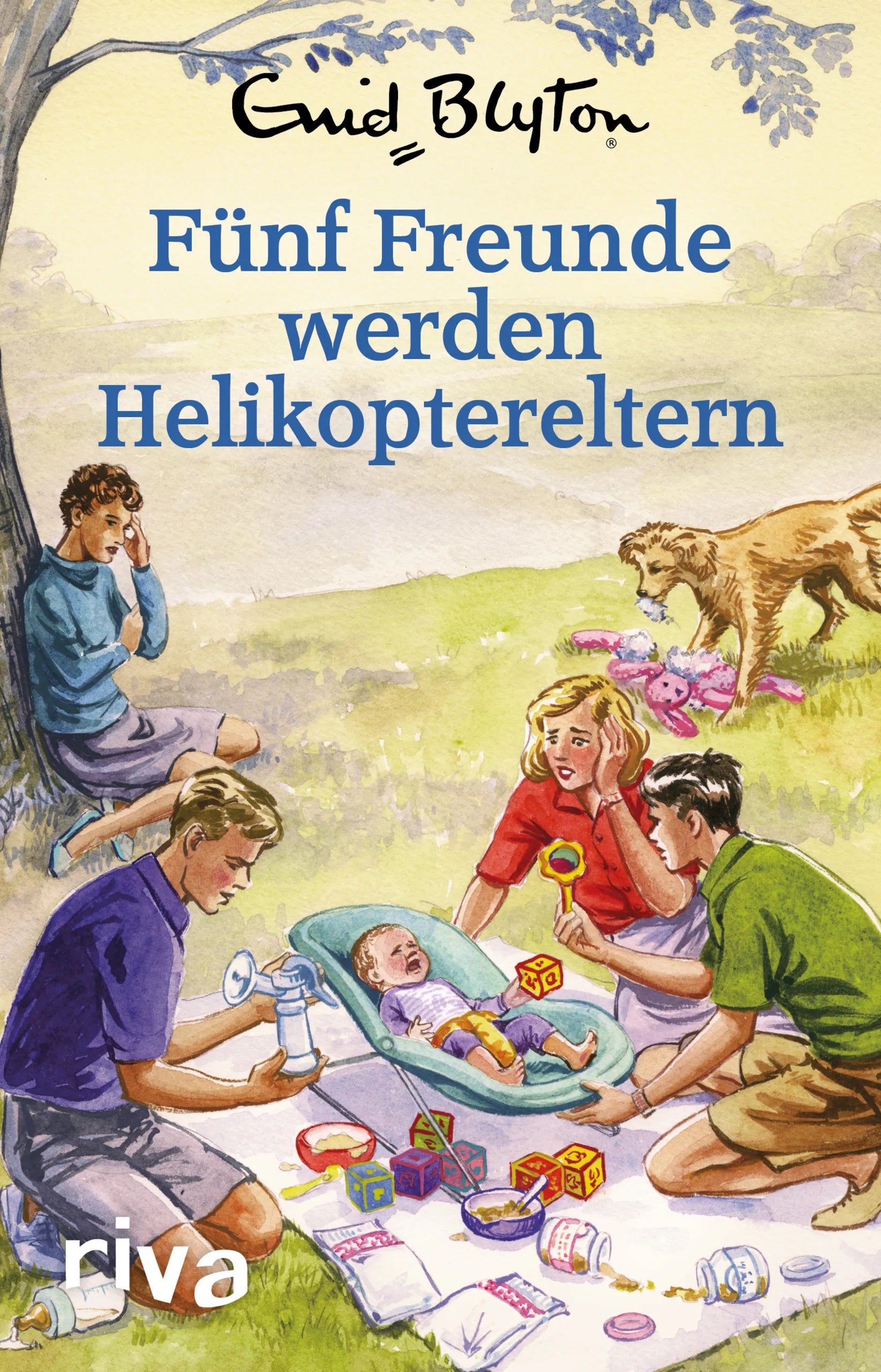 Buchcover von 'Fünf Freunde werden Helikoptereltern' - Gebundene Ausgabe von Bruno Vincent