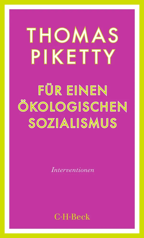Cover: Für einen ökologischen Sozialismus (E-Book) von Thomas Piketty