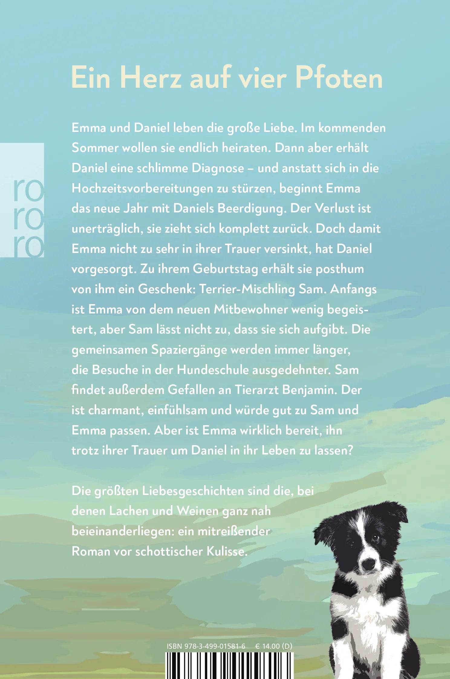 Buchrückseite von 'Für immer an deiner Seite' mit Klappentext - Taschenbuch