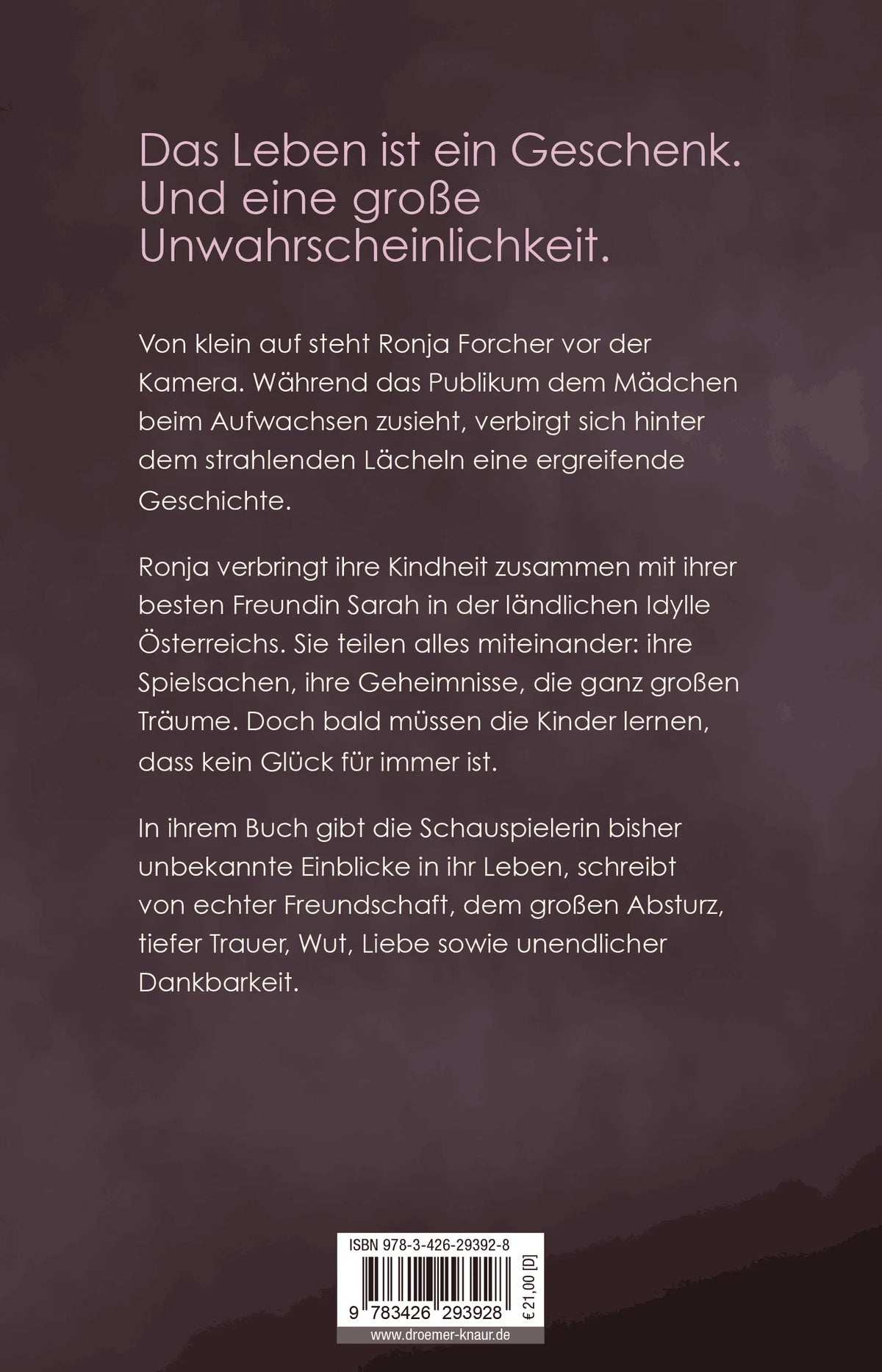 Rückseite: Für immer an meiner Seite (Hardcover)