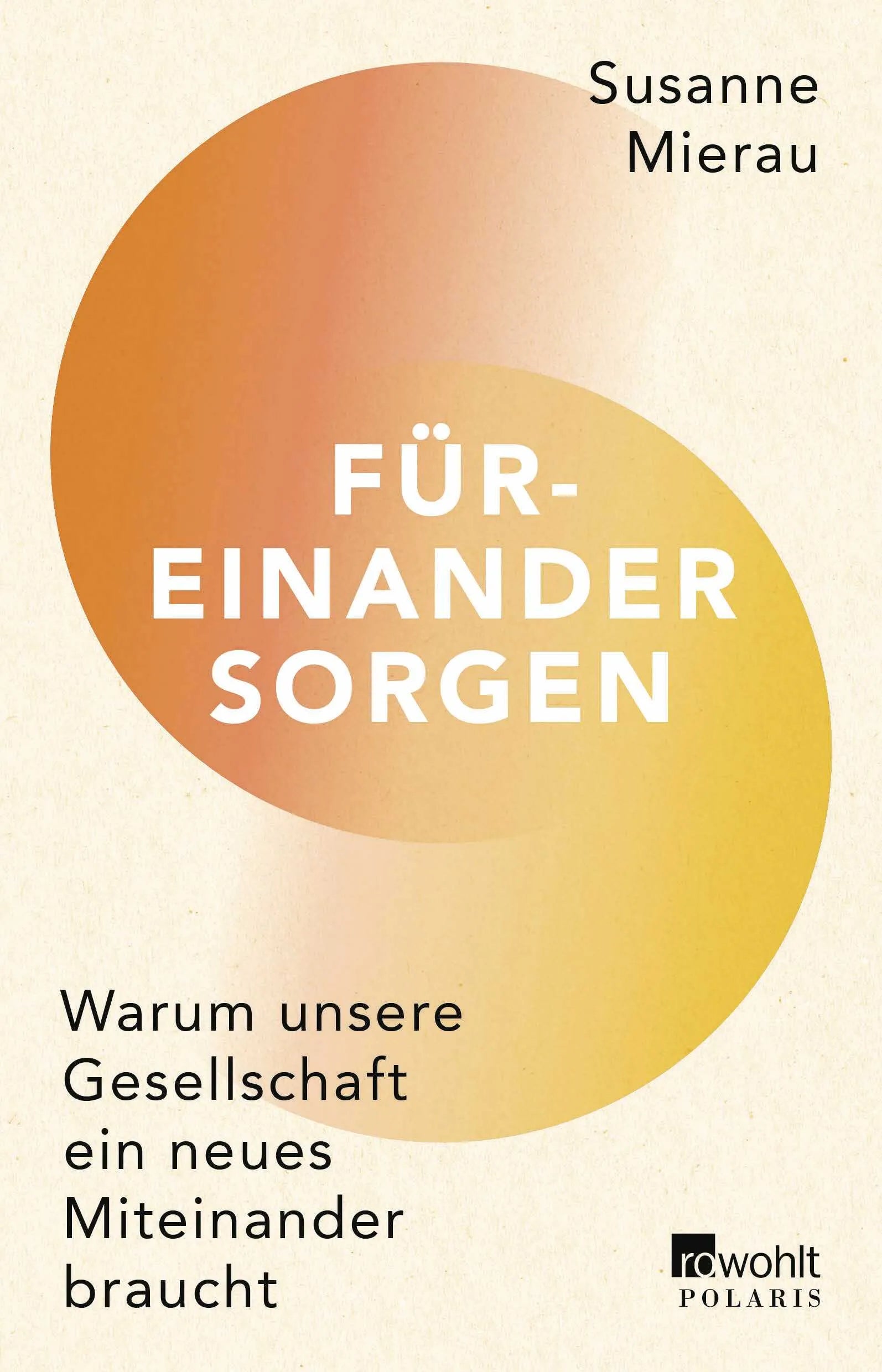 Buchcover von 'Füreinander sorgen' - Paperback von Susanne Mierau
