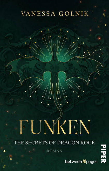 Buchcover von 'Funken – The Secrets of Dracon Rock' - Taschenbuch von Vanessa Golnik