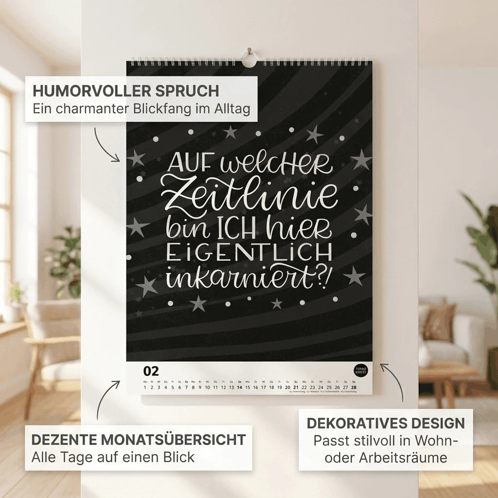 Funny Quotes-Kalender 2027 – Ansicht
