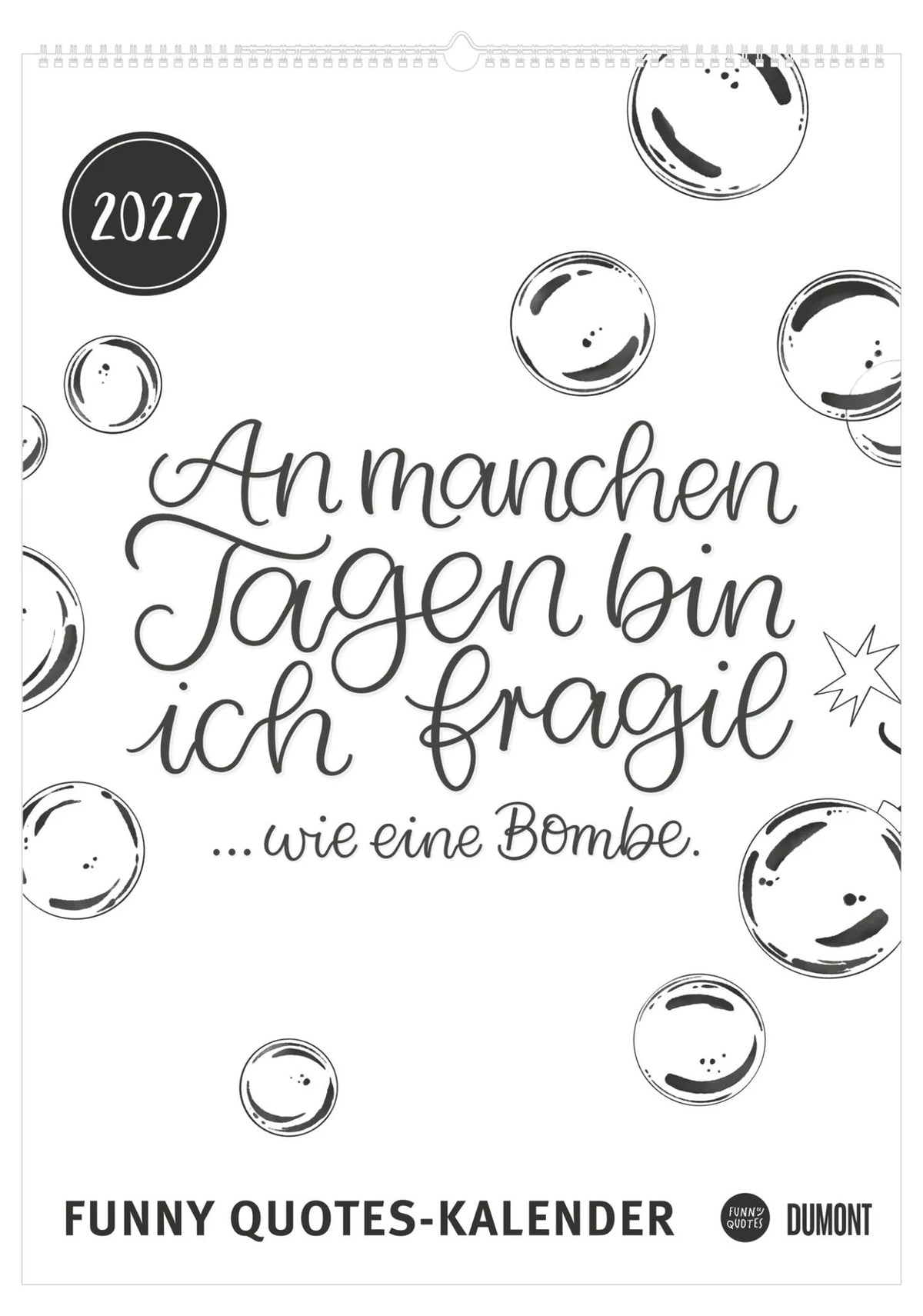 Wandkalender: Funny Quotes-Kalender 2027