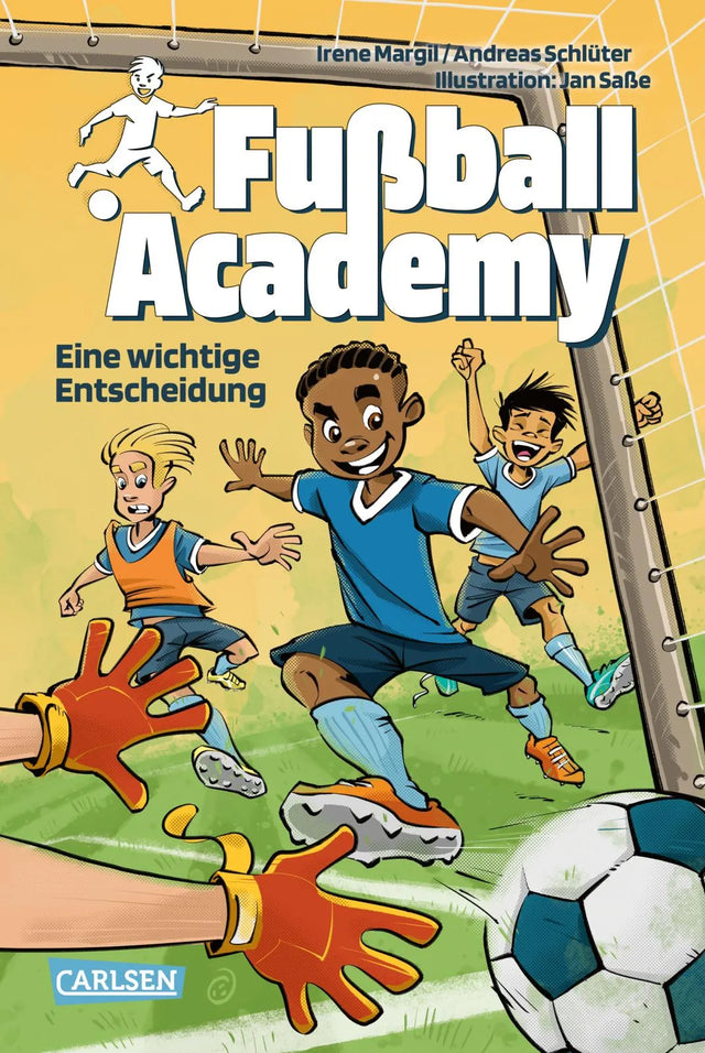 Buchcover von 'Fußball Academy 1: Eine wichtige Entscheidung' - Gebundene Ausgabe von Irene Margil