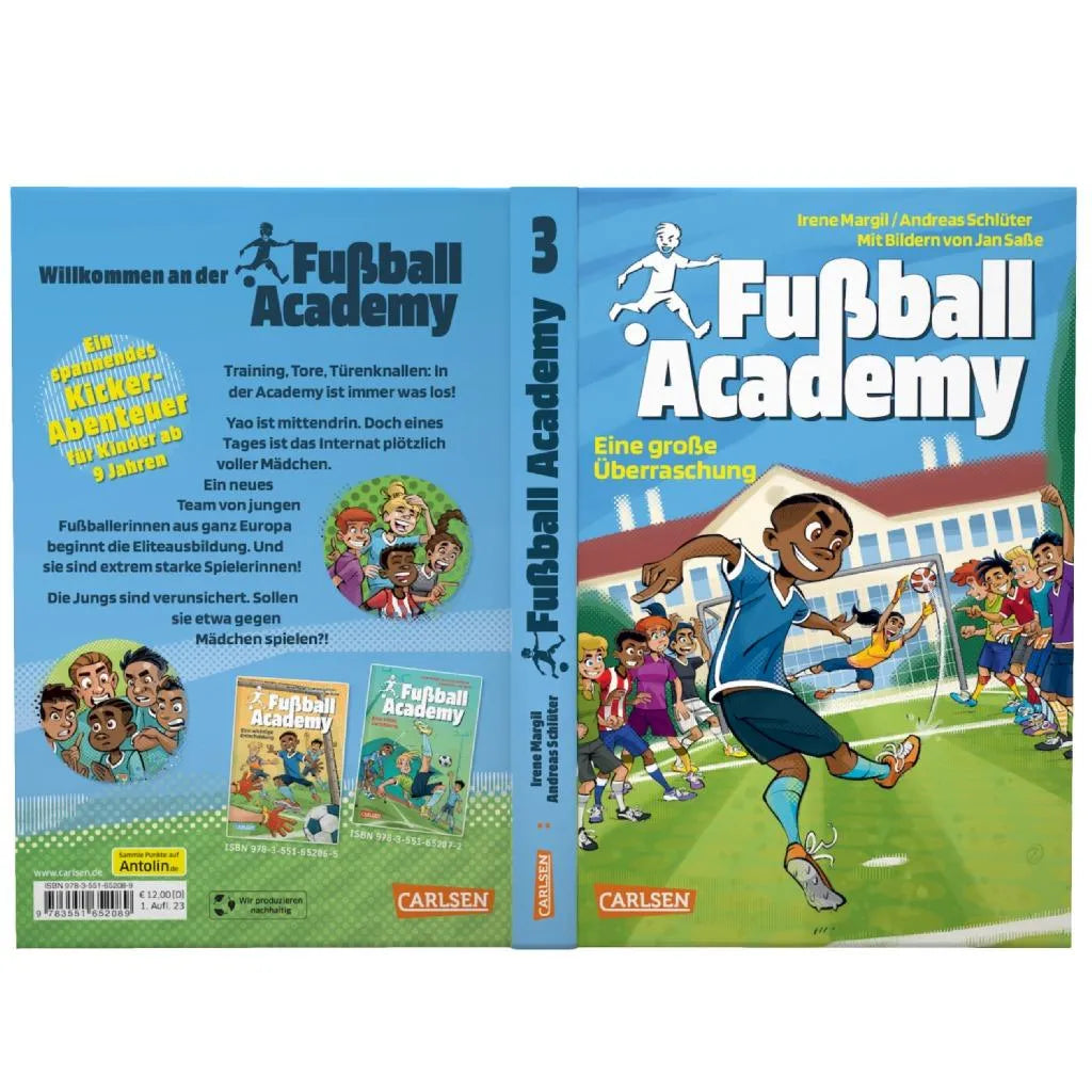 Produktansicht: Fußball Academy 3: Eine große Überraschung (Gebundene Ausgabe)