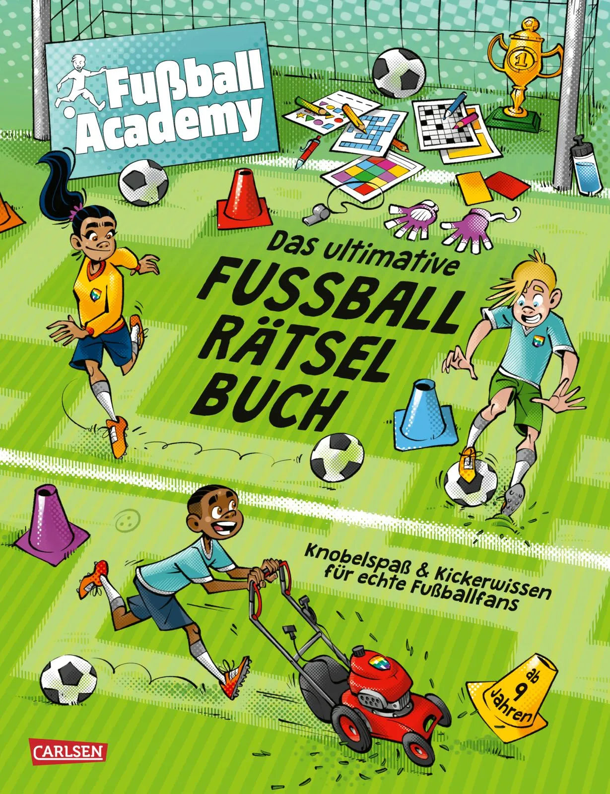 Buchcover von 'Fußball Academy: Das ultimative Fußball-Rätselbuch' - Taschenbuch von Irene Margil