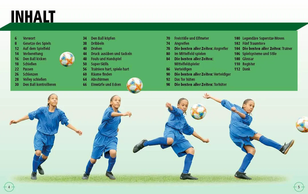 Innenansicht von 'Fußball-Superstar-Tricks' - Taschenbuch