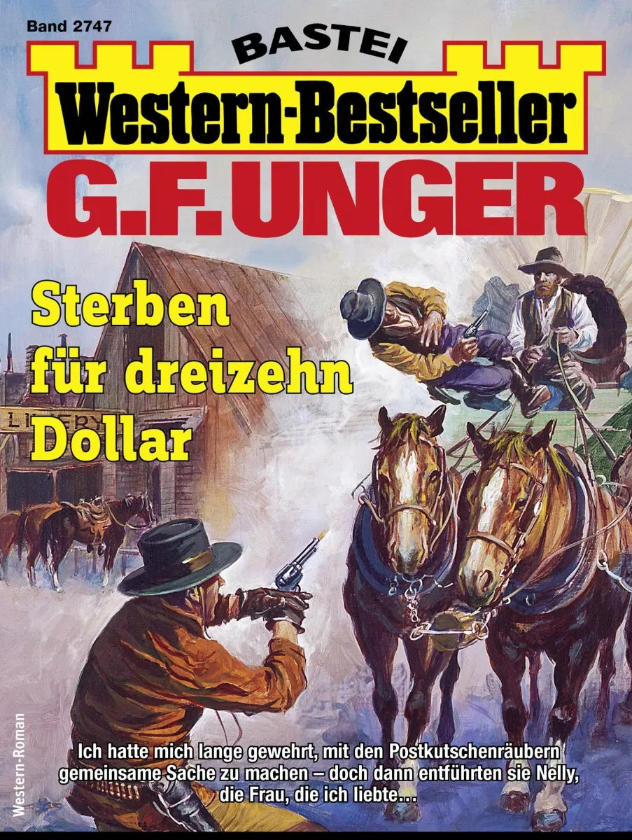 Cover: G. F. Unger Western-Bestseller 2747 (E-Book)