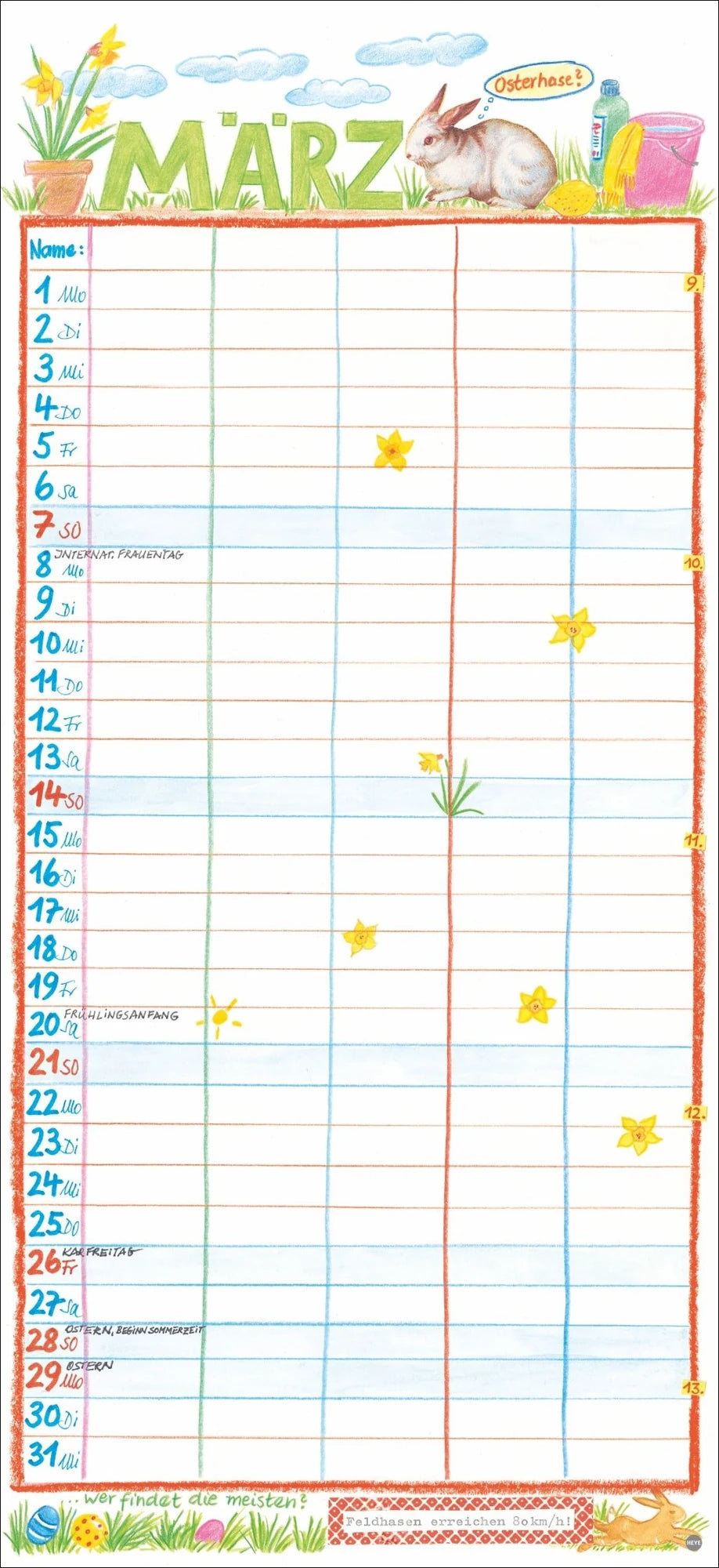 Gabi Kohwagner Unser Familienkalender 2027 – Ansicht