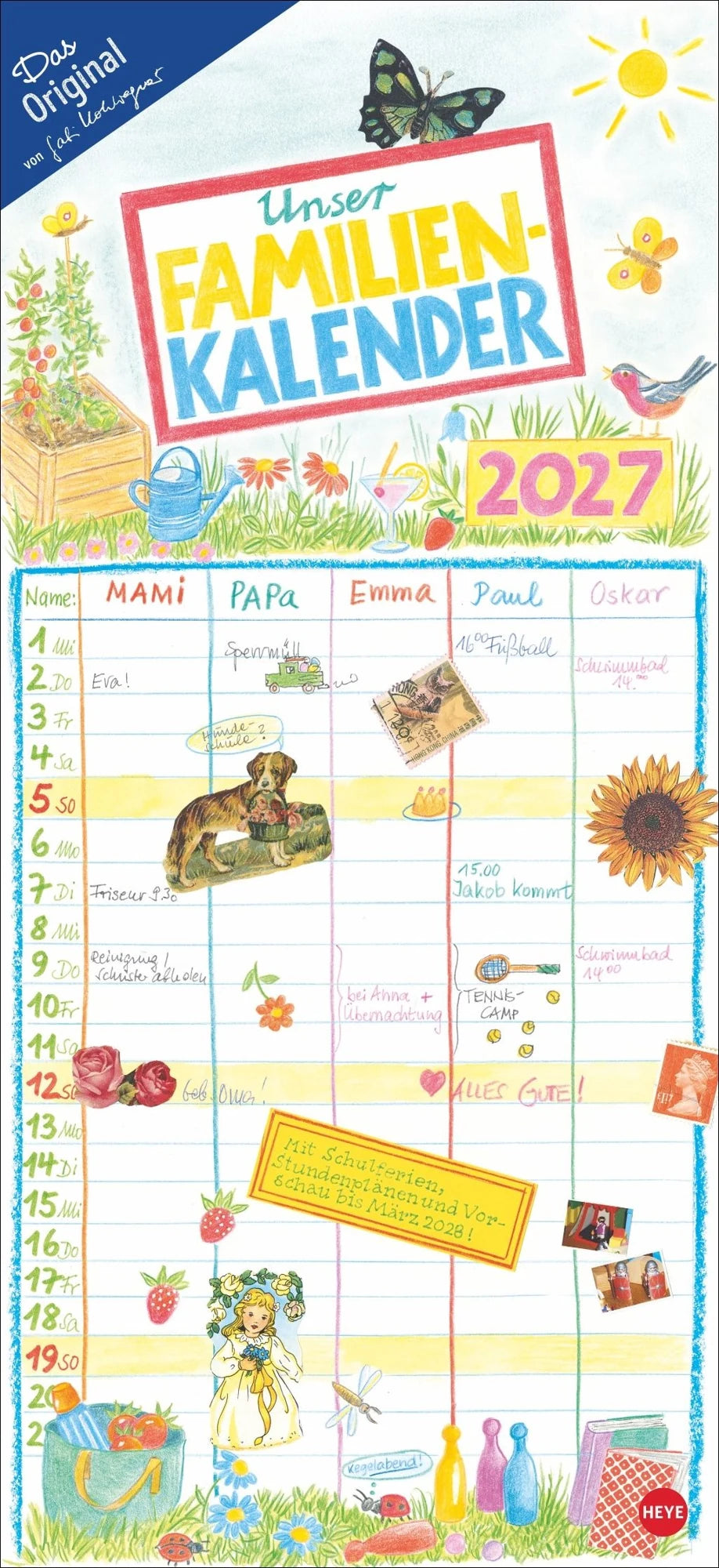 Familienplaner: Gabi Kohwagner Unser Familienkalender 2027