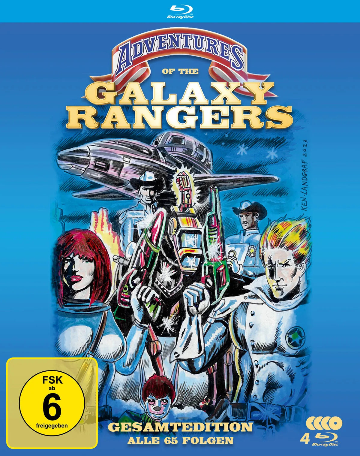Galaxy Rangers - Gesamtedition: Alle 65 Folgen - Blu-ray Disc
