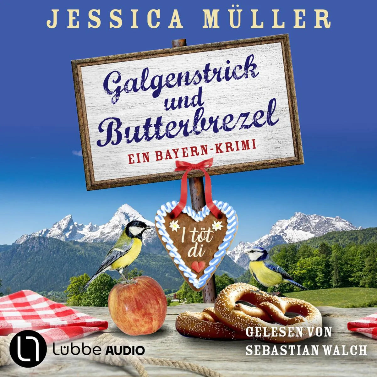 Cover: Galgenstrick und Butterbrezel - Hauptkommissar Hirschberg, Teil 10 (Hörbuch Download) von Jessica Müller
