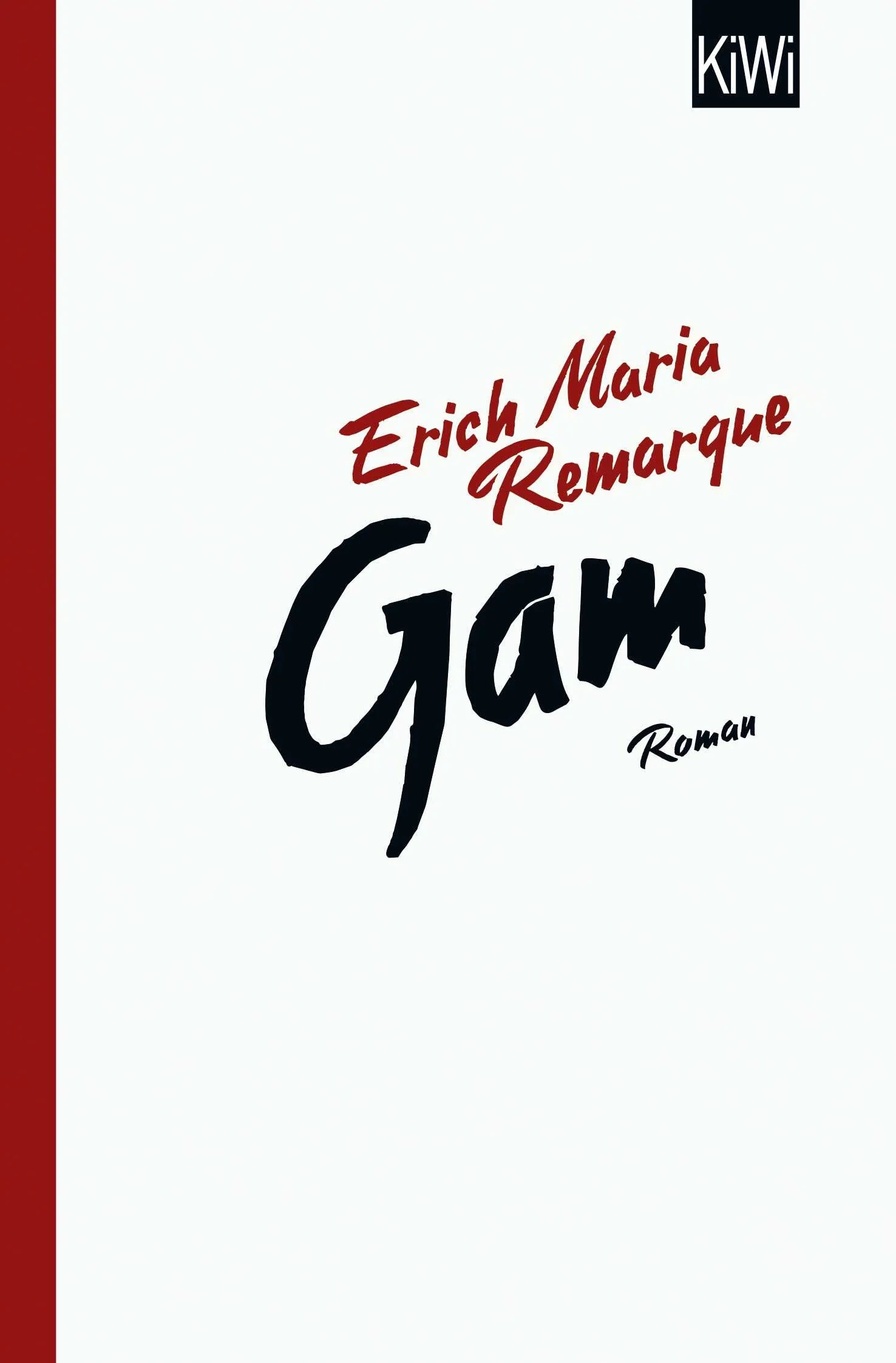 Buchcover von 'Gam' - Taschenbuch von E.M. Remarque