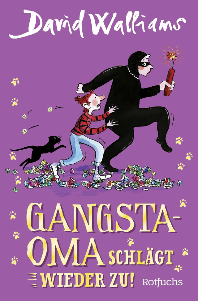 Buchcover von 'Gangsta-Oma schlägt wieder zu!' - Taschenbuch von David Walliams