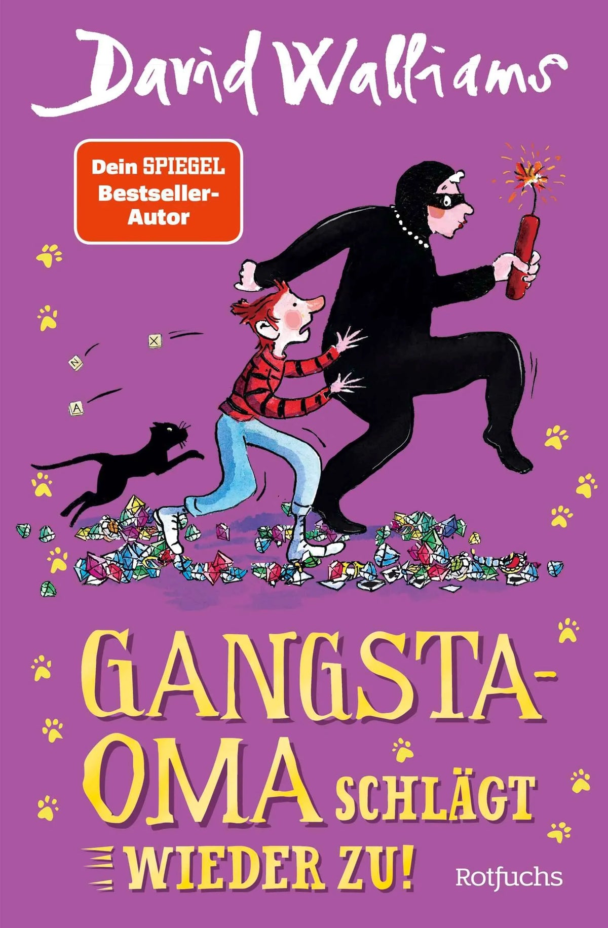 Cover: Gangsta-Oma schlägt wieder zu! (Hardcover) von David Walliams