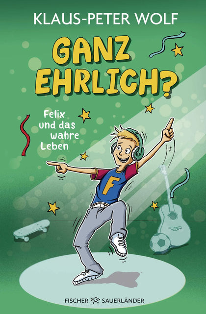 Buchcover von 'Ganz ehrlich? Felix und das wahre Leben' - Gebundene Ausgabe von Klaus-Peter Wolf