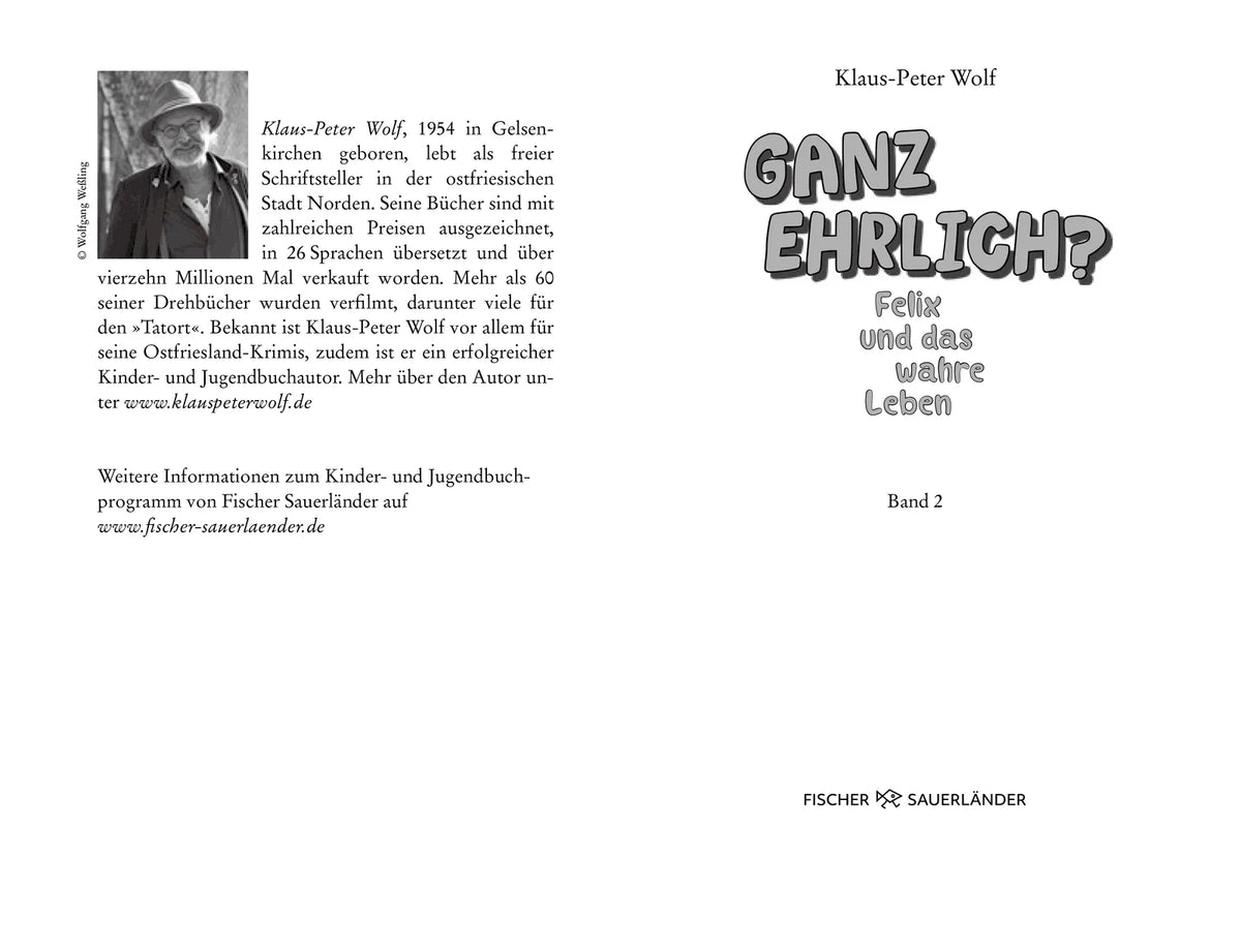 Detailansicht: Ganz ehrlich? Felix und das wahre Leben (Hardcover)