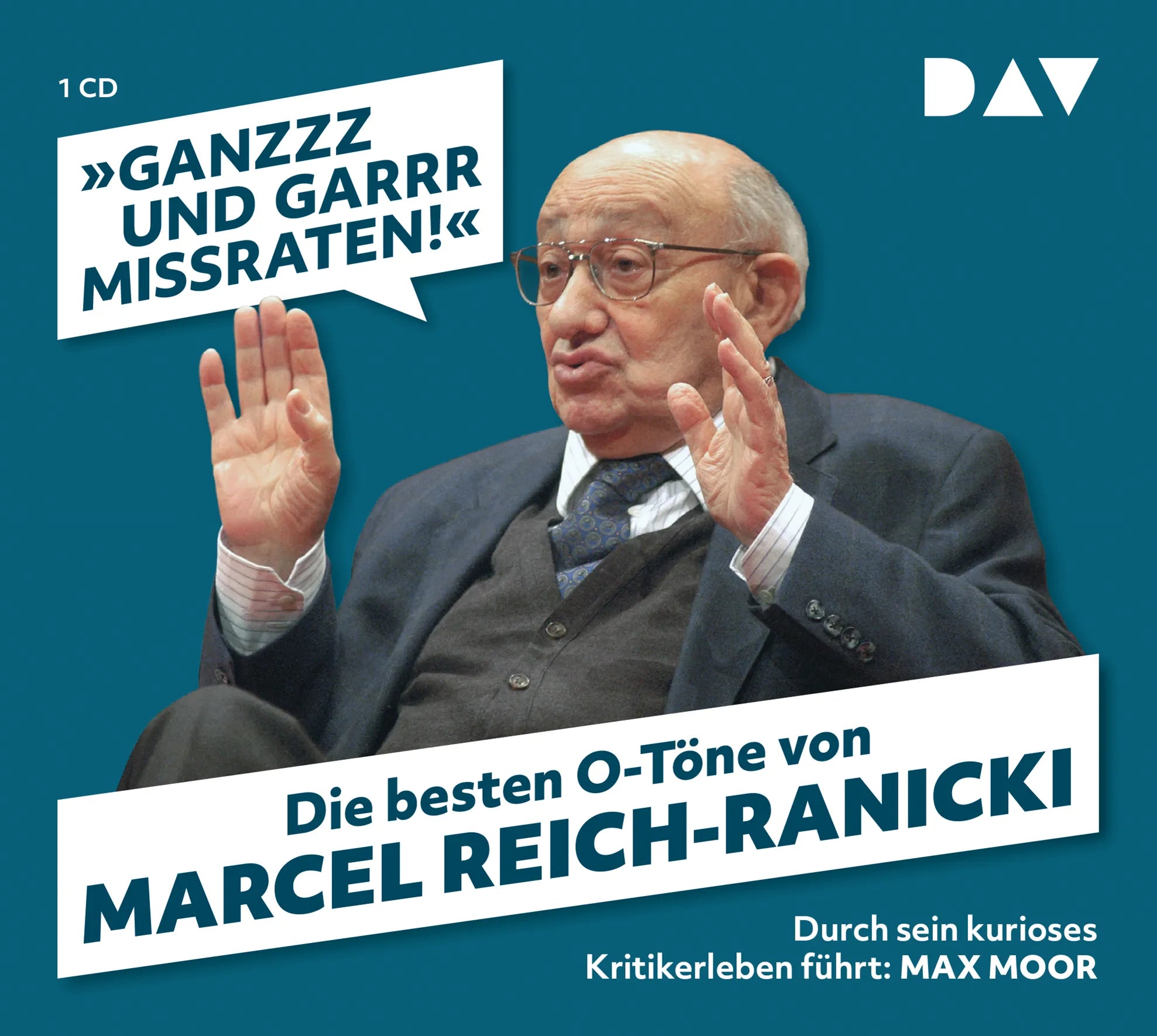 Buchcover von '»Ganzzz und garrr missraten!« Die besten O-Töne von Marcel Reich-Ranicki' - Hörbuch (CD) von Martin Nusch