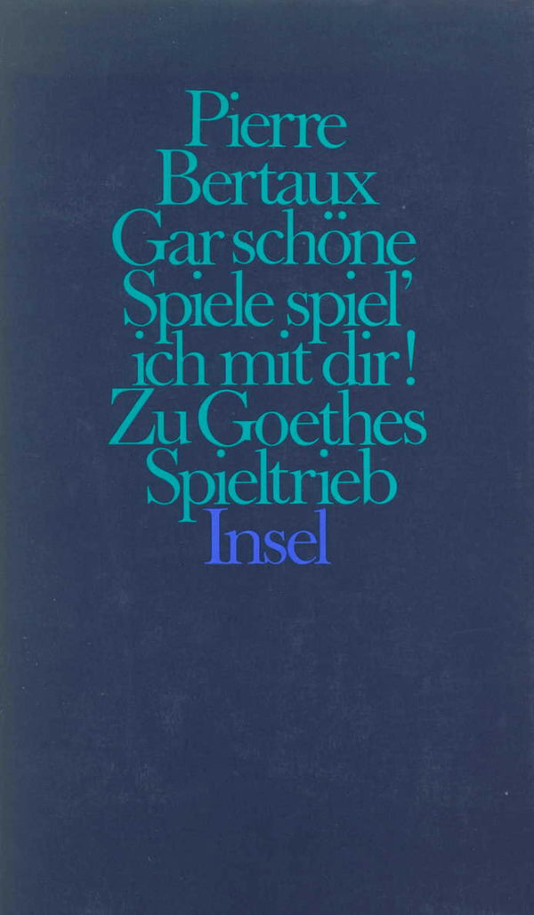 Gar schöne Spiele spiel’ ich mit dir!