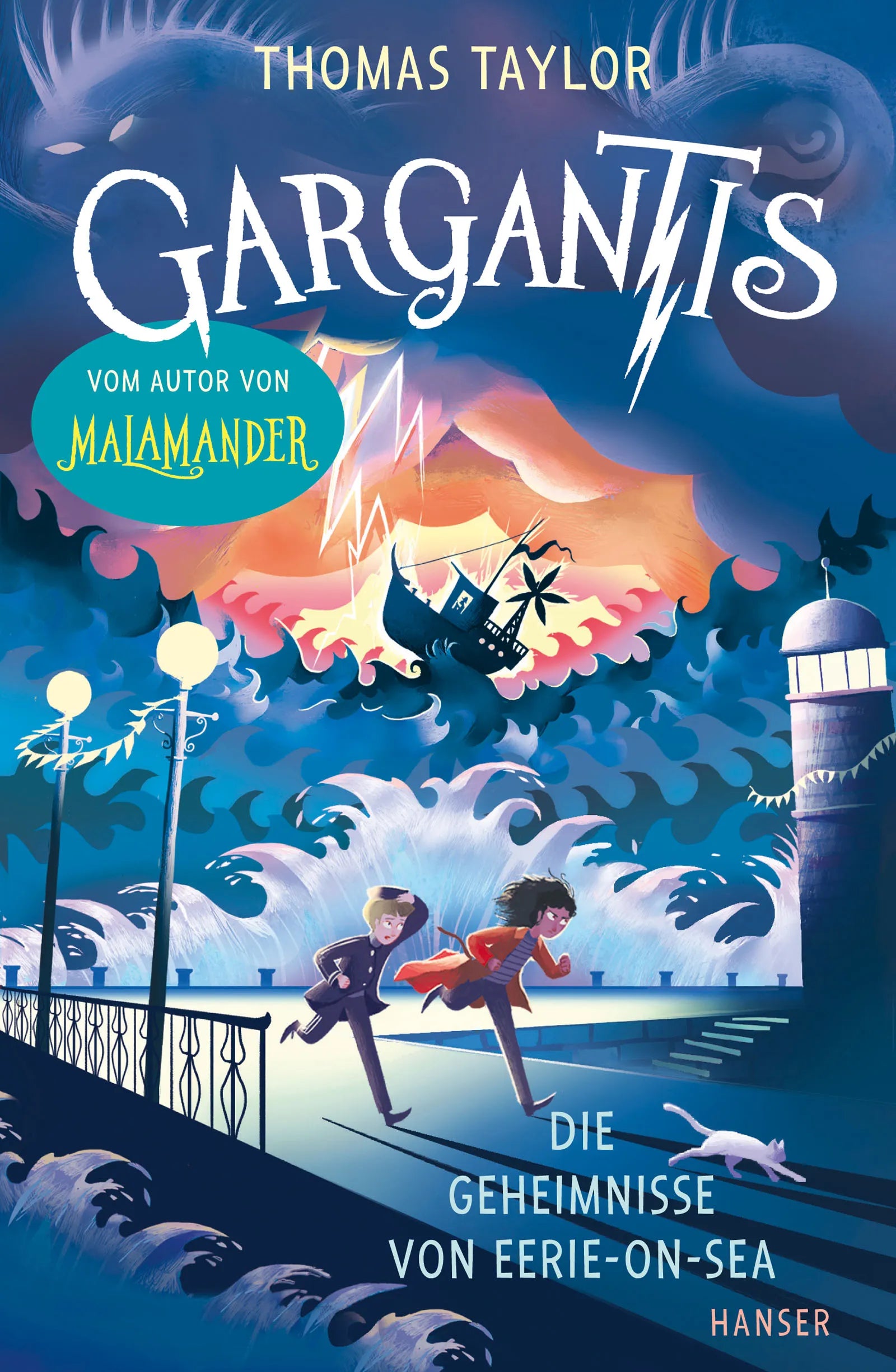 Buchcover von 'Gargantis - Die Geheimnisse von Eerie-on-Sea' - Gebundene Ausgabe von Thomas Taylor