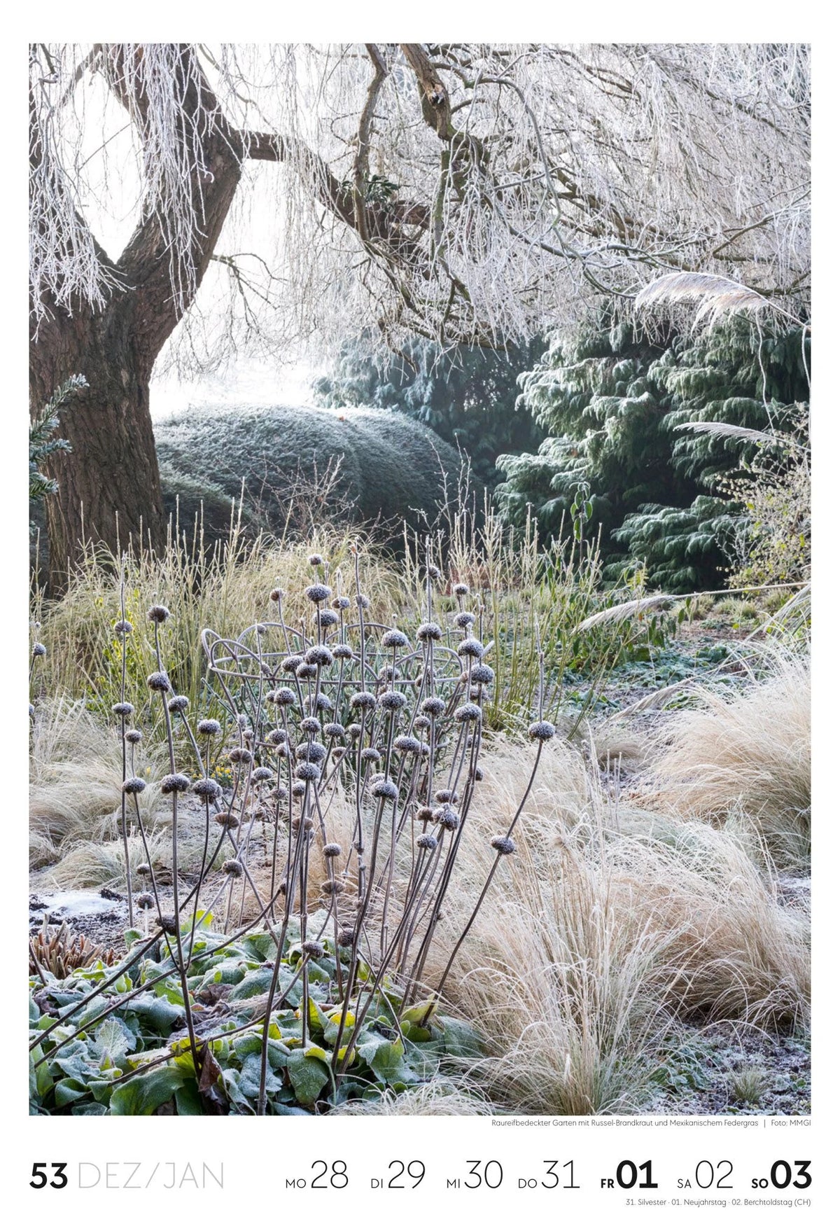 Garten Wochenkalender 2027 – Ansicht
