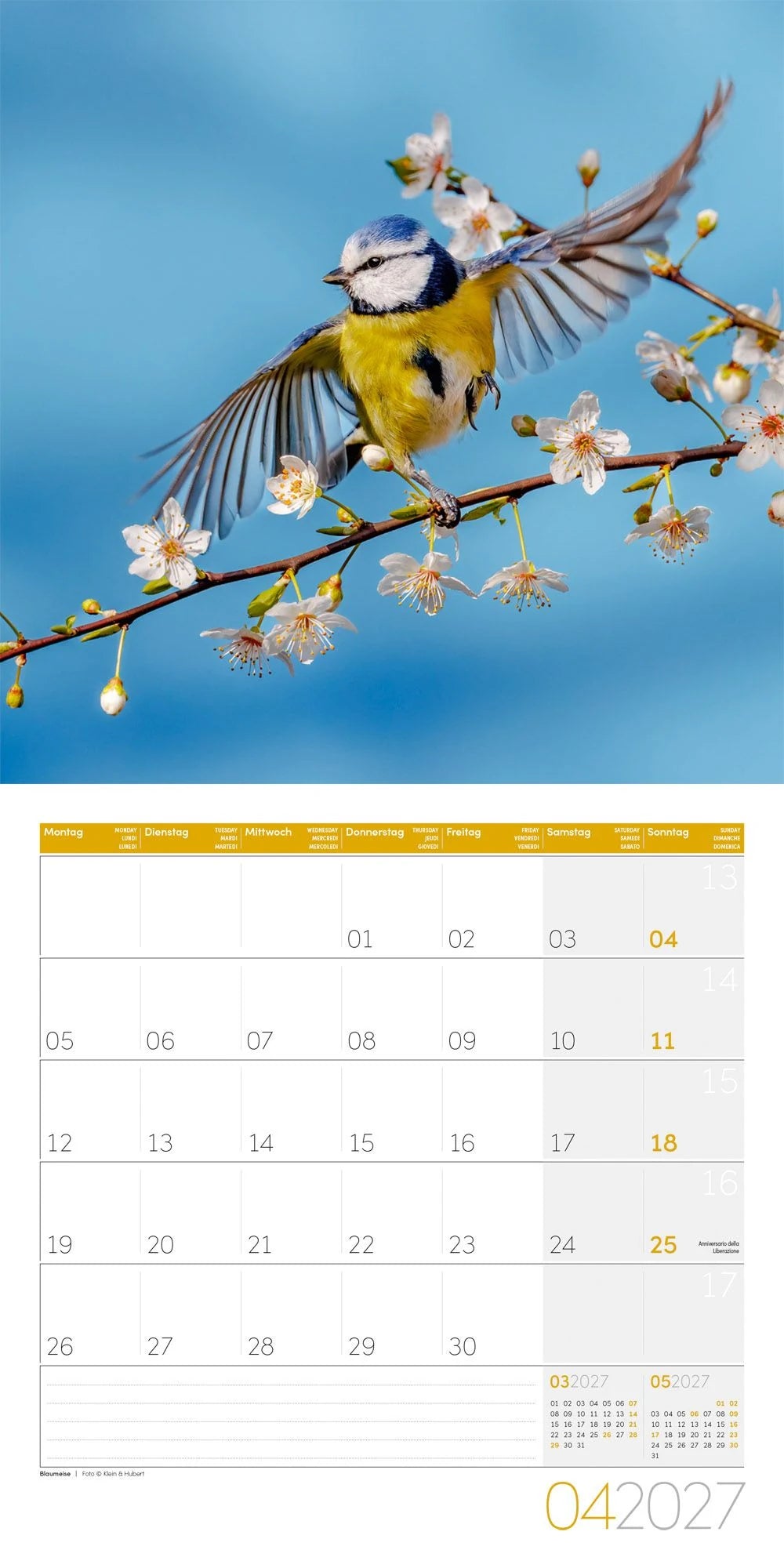 Gartenfreunde Kalender 2027 - 30x30 - Art12 – Ansicht