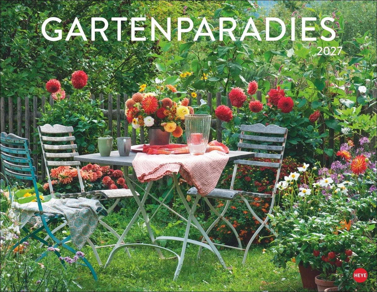 Wandkalender: Gartenparadies Posterkalender 2027