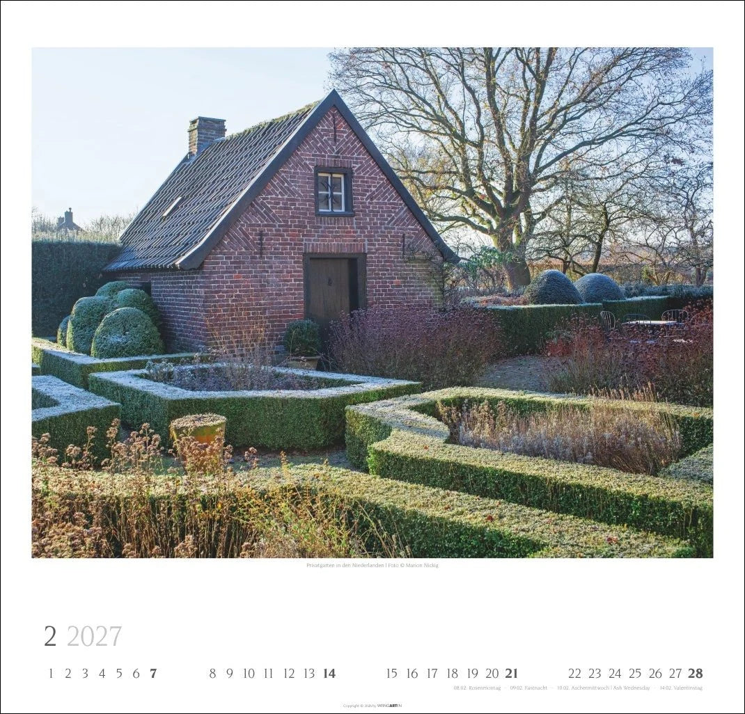 Gartenträume Kalender 2027 – Ansicht