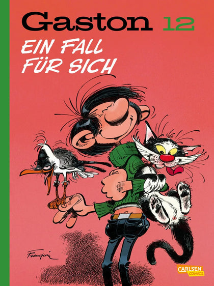 Buchcover von 'Gaston Neuedition 12: Ein Fall für sich' - Gebundene Ausgabe von André Franquin