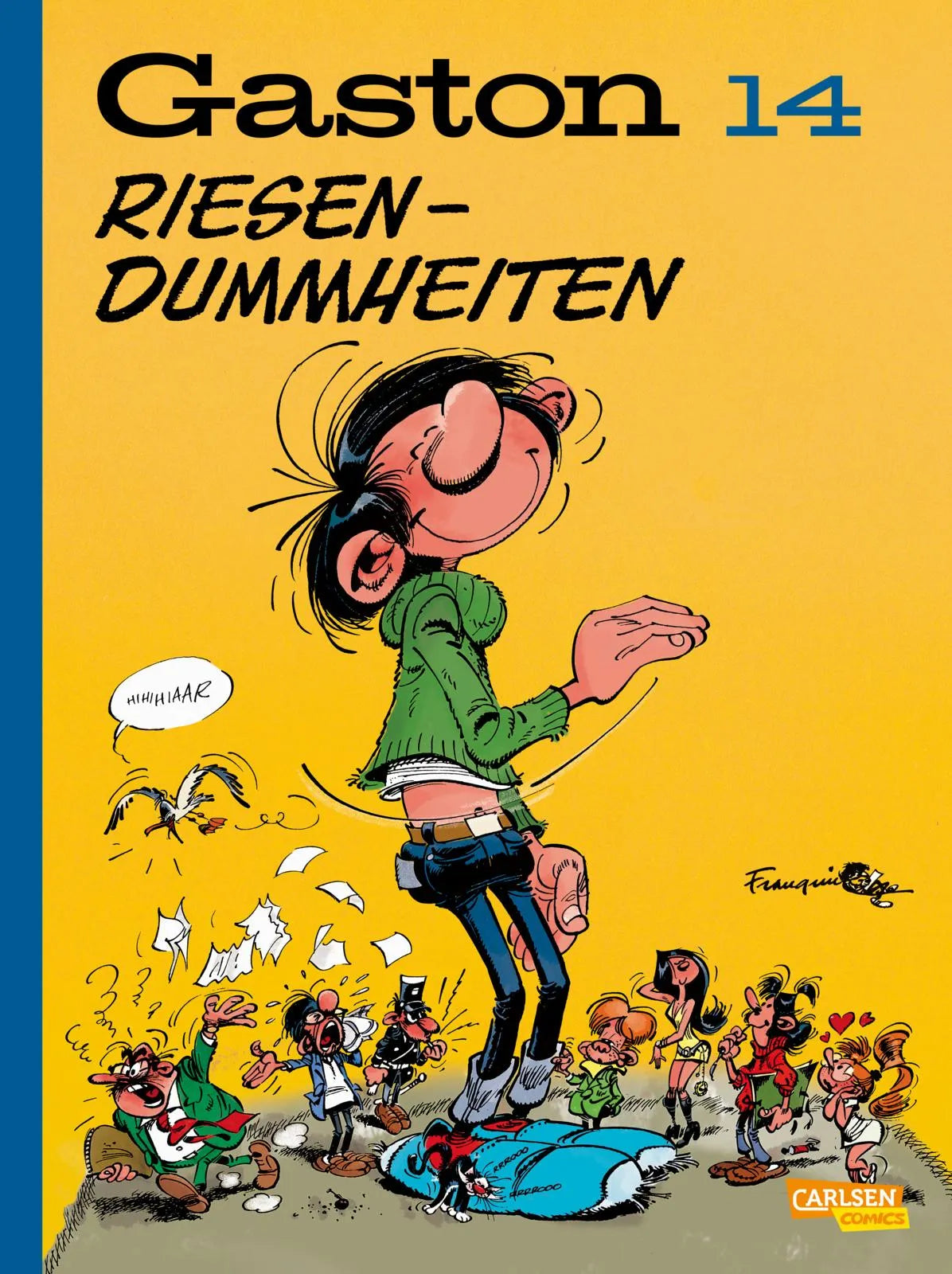 Buchcover von 'Gaston Neuedition 14: Riesendummheiten' - Gebundene Ausgabe von André Franquin