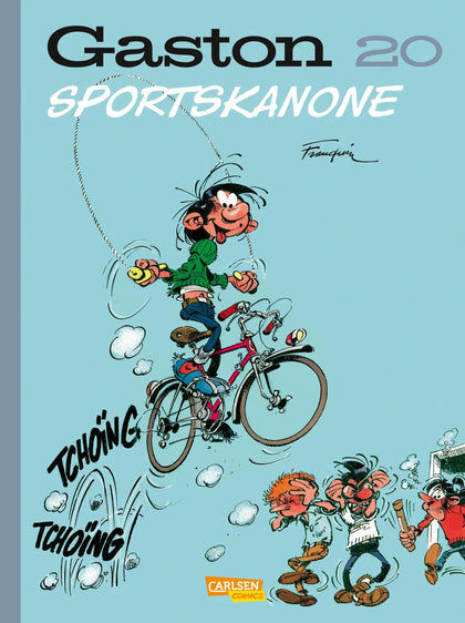Buchcover von 'Gaston Neuedition 20: Sportskanone' - Gebundene Ausgabe von André Franquin