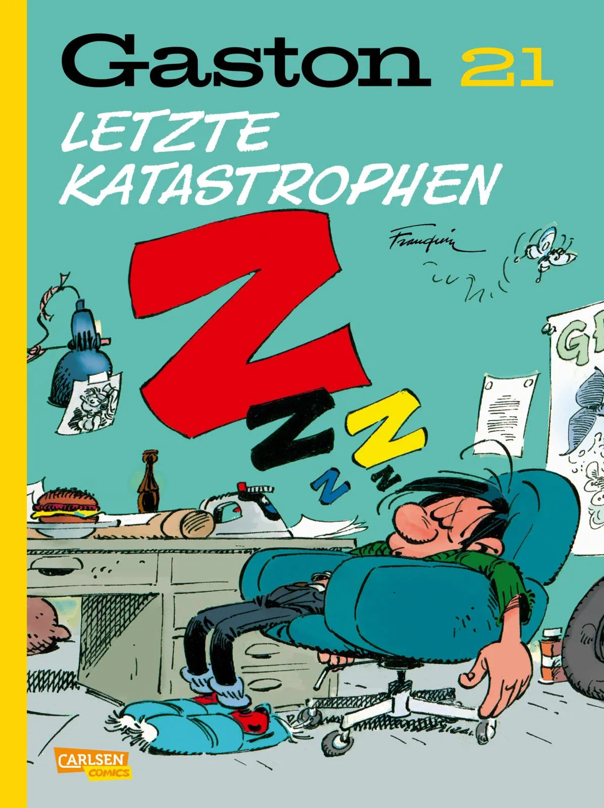 Buchcover von 'Gaston Neuedition 21: Letzte Katastrophen' - Gebundene Ausgabe von André Franquin