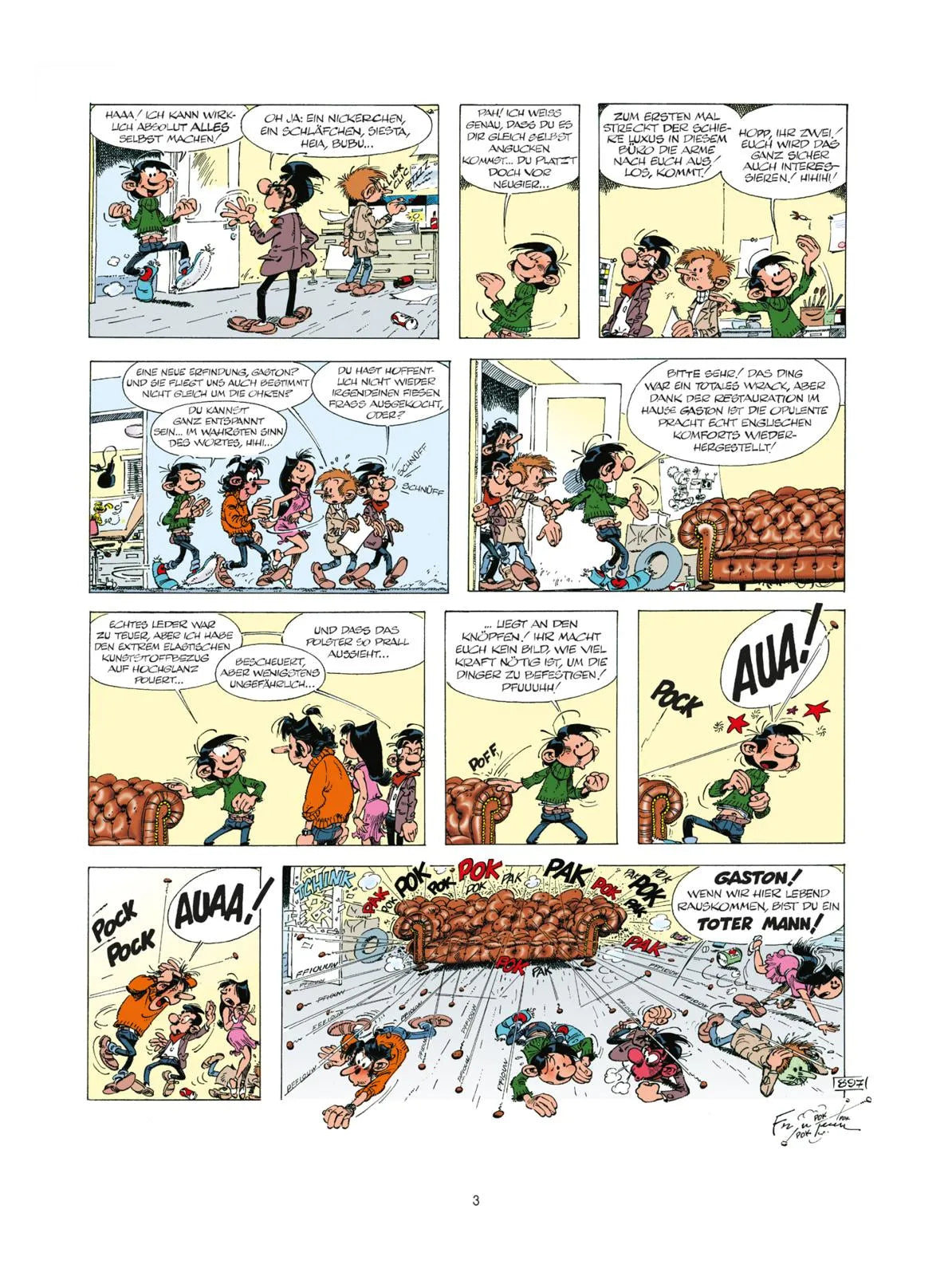 Produktansicht: Gaston Neuedition 21: Letzte Katastrophen (Gebundene Ausgabe)