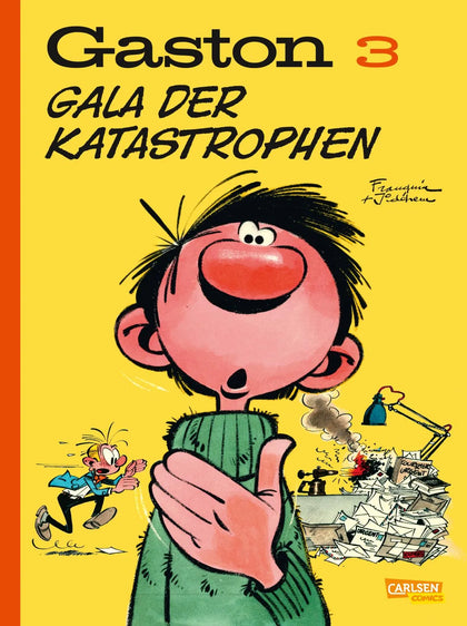 Buchcover von 'Gaston Neuedition 3: Gala der Katastrophen' - Gebundene Ausgabe von André Franquin