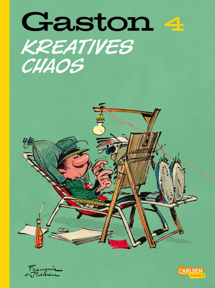 Buchcover von 'Gaston Neuedition 4: Kreatives Chaos' - Gebundene Ausgabe von André Franquin