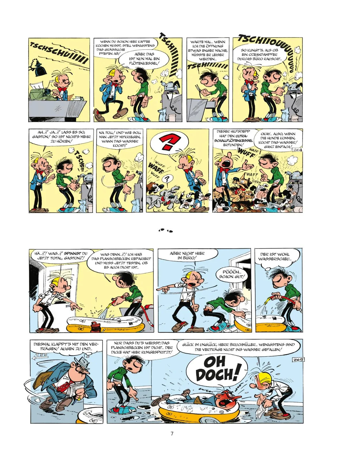 André Franquin - Gaston Neuedition 5: Reinfälle à gogo