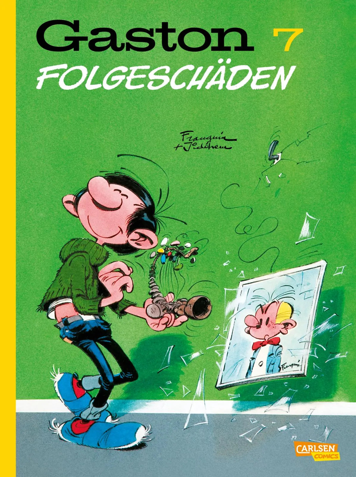 Buchcover von 'Gaston Neuedition 7: Folgeschäden' - Gebundene Ausgabe von André Franquin