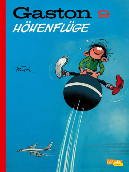Buchcover von 'Gaston Neuedition 9: Höhenflüge' - Gebundene Ausgabe von André Franquin