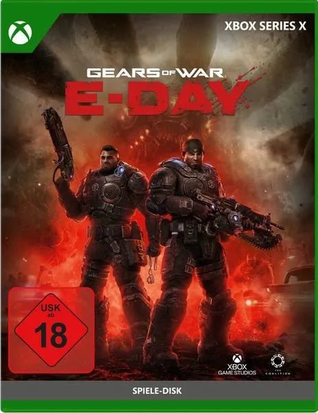 Cover: Gears of War: E-Day für Xbox Series X. Publisher: Microsoft - XBOX Game Studios