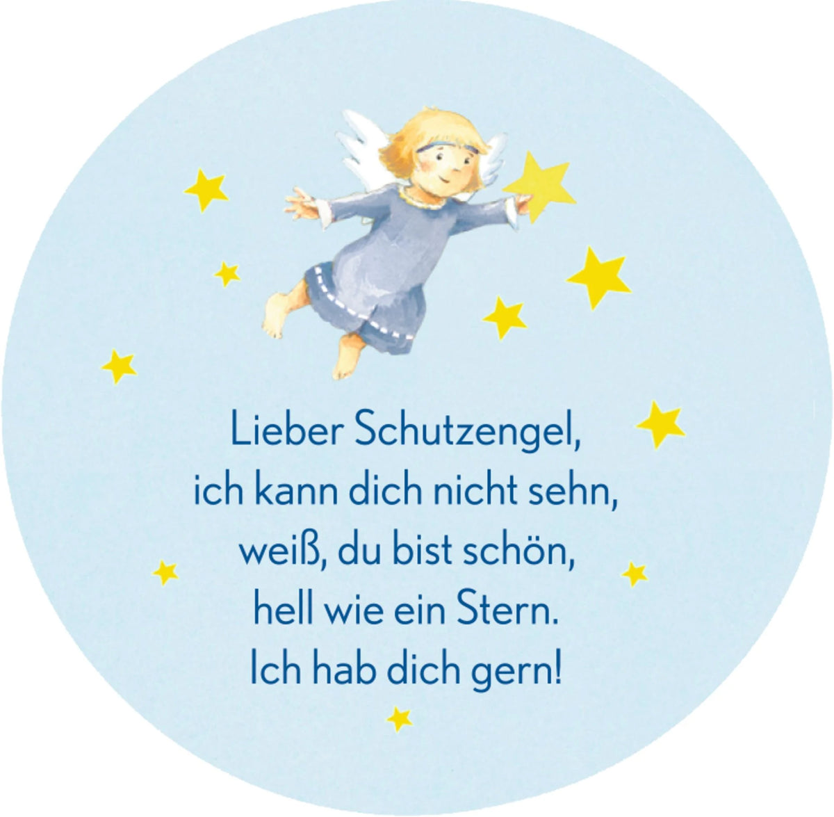 Gebetswürfel – Behüte mich, lieber Schutzengel – Ansicht